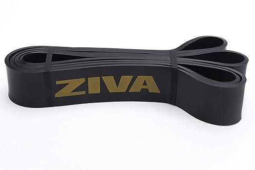 Ziva PRO Portable Resistance Band - Pull Up Assistance Exercise Bands for Home Fitness, Stretching, Strength Training, Physical Therapy – Extra Heavy Resistance, 41" L, 44-66 lbs. Tension