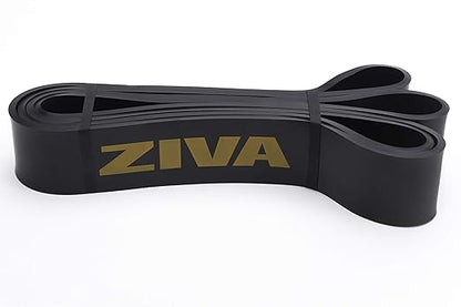 Ziva PRO Portable Resistance Band - Pull Up Assistance Exercise Bands for Home Fitness, Stretching, Strength Training, Physical Therapy – Extra Heavy Resistance, 41" L, 44-66 lbs. Tension