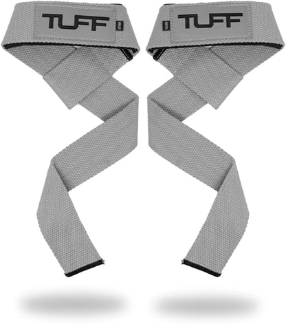 Tuff Lifting Straps - Wrist Straps for Weightlifting, Deadlifts, Powerlifting, and Strength Training - Ideal for Men and Women