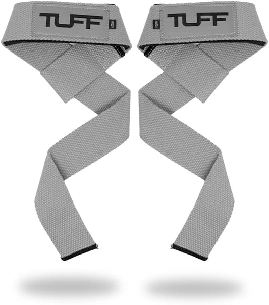Tuff Lifting Straps - Wrist Straps for Weightlifting, Deadlifts, Powerlifting, and Strength Training - Ideal for Men and Women