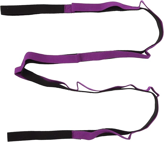 Stretch Strap Yoga Stretching Band MultiLoop Fitness Equipment for Yoga Pilates Muscle Stretching Physical Workouts Durable Tight Weaving Technology Unbreakable Design for Men