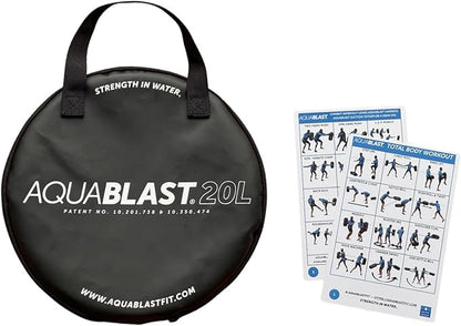 Portable Fitness and Punching Bag for Pools & Swim Spas | Full-Body, Low-Impact Water Resistance Workout | Quick 30-Second Set-Up | Compact & Travel-Friendly