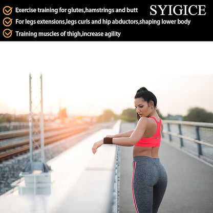 2D Ring Thigh Strap, High Leg Lift Fitness Exercise Accessories, Adjustable Running Football Training Rope Taekwondo Training Band 1 Pair