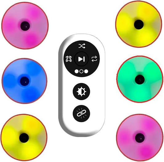 Agility Training Lights, Speed Reaction Lamp Set, 4 Modes, 4 Light Colors, Perfect for Football, Boxing, and Fitness Training