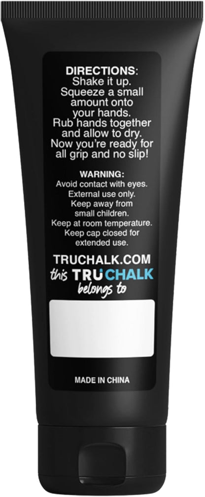 TruChalk Premium Liquid Chalk 100ml Bottle, All Grip No Slip No-Mess Chalk for Obstacles, Gymnastics, Rock Climbing, Crossfit, and Weightlifting. Sweat Resistant and Long Lasting Grip Strength.