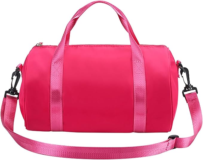 Mini Gym Bag for Women Small Duffle Bag Mini Gym Tote Bag Sport Bag for Yoga Swimming Dance (RoseRed)