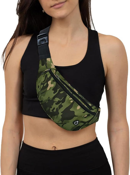 Fanny Pack for Men Women, Waterproof Sports Waist Bag Pack, Belt Bag for Travel Hiking Running
