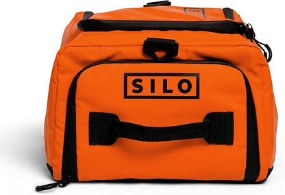 SILO Crew Drop One 26L Ultramarathon Bag - Organize Gear Efficiently for Training Racing Work, Travel - Optimized Storage: Pockets/Compartments for Easy Access Athletes Marathon Fitness Bright Orange