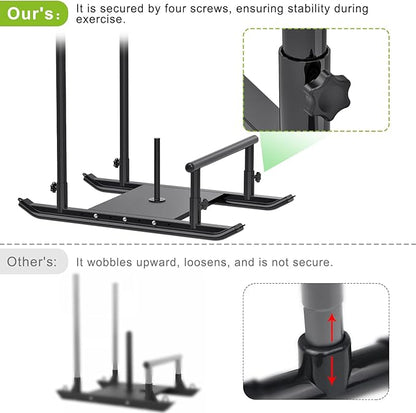 Kipika Weight Sled, Workout Sled, Fitness Strength Training Sled, Speed Training Sled for Athletic Exercise, Speed Improvement, Easily Through Obstacles, Suitable for 1" & 2" Weight Plate
