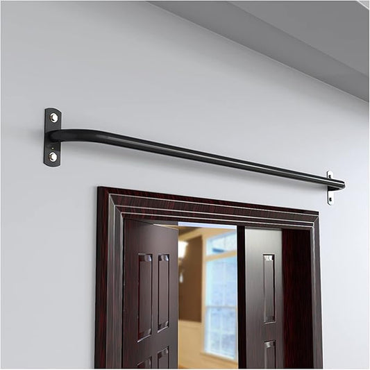 Steel Tube Pull-up Bar, Wall-Mounted Fitness Horizontal Bar is Suitable for Home Gym Indoor and Outdoor, Easy to Install, 3 Sizes (120cm)