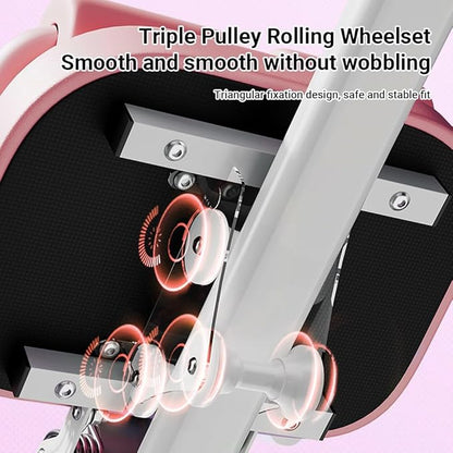 Ab Workout Equipment,6 in 1 Workout Equipment,Home Gym Equipment,Fitness equipment, Foldable, Knee Protection, Pulling the rope,WorkoutFor Stomach Workout,For Women/Men(350LB)