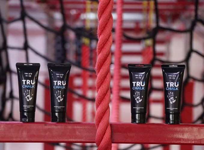 TruChalk Premium Liquid Chalk 100ml Bottle, All Grip No Slip No-Mess Chalk for Obstacles, Gymnastics, Rock Climbing, Crossfit, and Weightlifting. Sweat Resistant and Long Lasting Grip Strength.