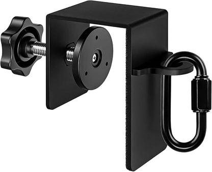 Black Door Attachment for Workouts, 0.5-2 in Adjustable Clamp