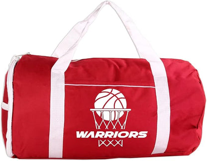 Personalized Sport/Gym Roll Duffel Bag - Basketball