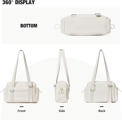 ROULENS Small Gym Bag for Women 2 Set Mini Gym Duffle Bag with Wet Compartment and Coin Wallet, Gym Tote Bag for Workout/Sport/Travel