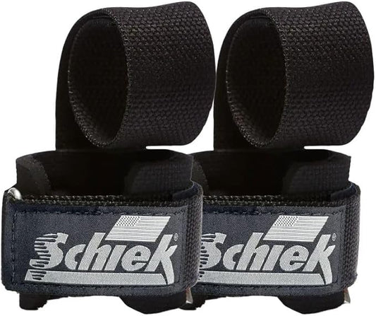 Schiek Sports 1000-PLS Deluxe Power Lifting Wrist Straps - Weight Lifting Wrist Wraps
