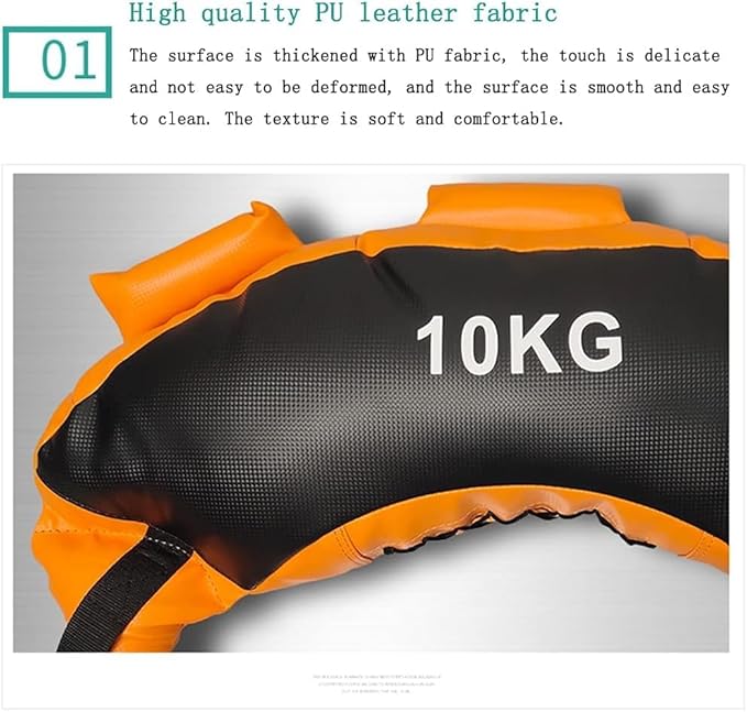 Bulgarian Bag, Weighted Training Power Sand Bag, Perfect for Weight Lifting Running Exercise Powerlifting and Functional Gym Workout
