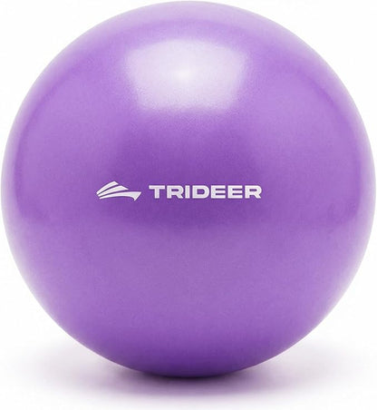 Trideer 9-Inch Pilates Ball, Small Exercise Ball for Yoga, Core Training, Physical Therapy, Balance, Stability and Stretching Pilates Equipment with Inflation Straw