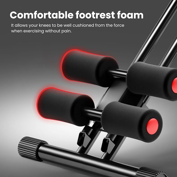 Abdominal Roller, Ab Workout Equipment for Abdominal & Core Strength Training, Exercise Wheels for Home Gym, Fitness Equipment for Core Workout Ab Abdominal Exercise Roller for Women Men