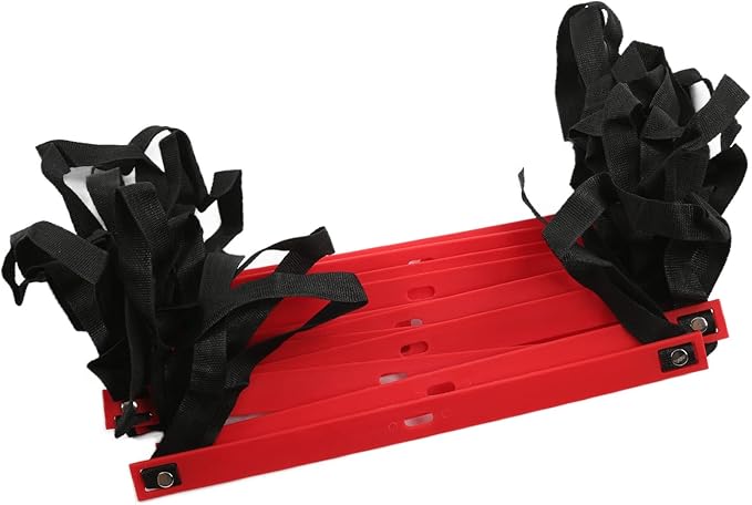 Agility Ladder Soccer Training Speed Ladder Fixed Non Slip Footwork Exercise Equipment for Football Sports Training PP Material Bright Colors 6M 12 Rung