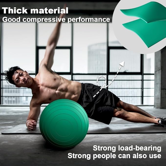 Anti-Burst Peanut Ball,Kids Active Wiggle Seat,for Labor, Therapy, Kids with ADHD – Eco-Friendly Birth Ball for Pregnancy, Physical Therapy & Exercise– with Pump