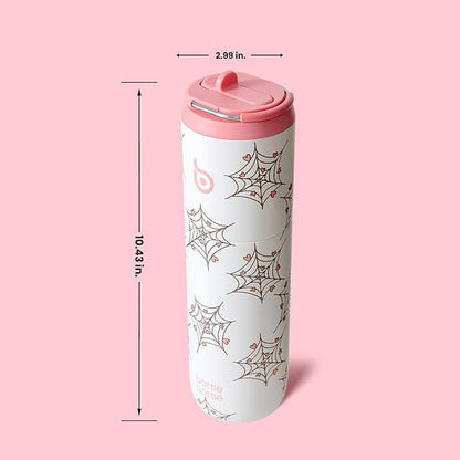 BOTTLE BOTTLE Insulated Water Bottle 24oz with Straw Lid and Handle for Sports Travel Gym Stainless Steel Water Bottles Double-Wall Vacuum Metal Leak Proof BPA-Free