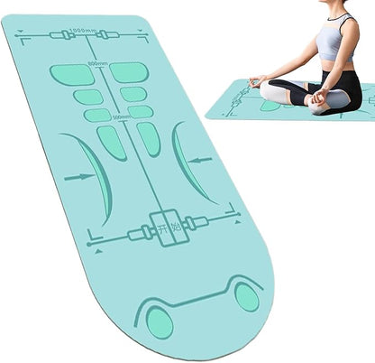 Exercise Equipment Mat - Extra Long Yoga Mat Non-Slip 5.25x2.3ft | Men And Women Exercising Mat, Sound Insulation Knee Joint Protector Pad For Ab Roller Wheel And Workout Accessories