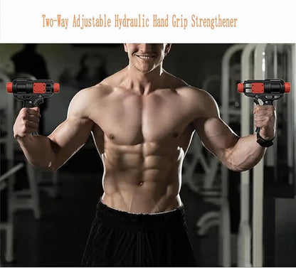 Grip Strength Trainer, Adjustable Hydraulic Hand Grip Strengthener for Strength Training, Wrist Strength with Adjustable (50-165lbs) for Man and Women Hand Grip Strength Trainer