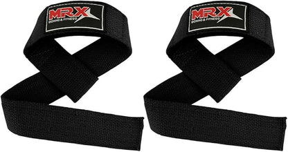 MRX Weight Lifting Bar Strap for Gym Workout Training Bodybuilding Deadlift Padded Straps Men/Women