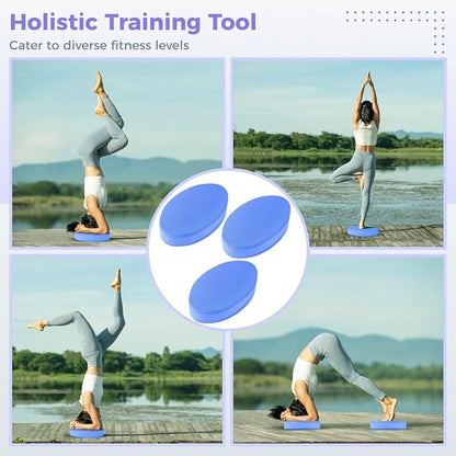 3 Pcs Foam Balance Pad, Exercise Trainer Foam, Cushion for Rehabilitation and Physical Therapy, Yoga, Pilates, Workouts, Balance Training Pads