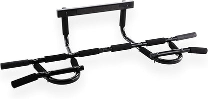 Door Chin Up Door Bar Home Gym - Pull Up - Adjustable Fits Residential Doorways - Supports Up to 300 Pounds - Easy to Mount - Build Upper Body Strength at Home Pump Biceps, Triceps, Lats