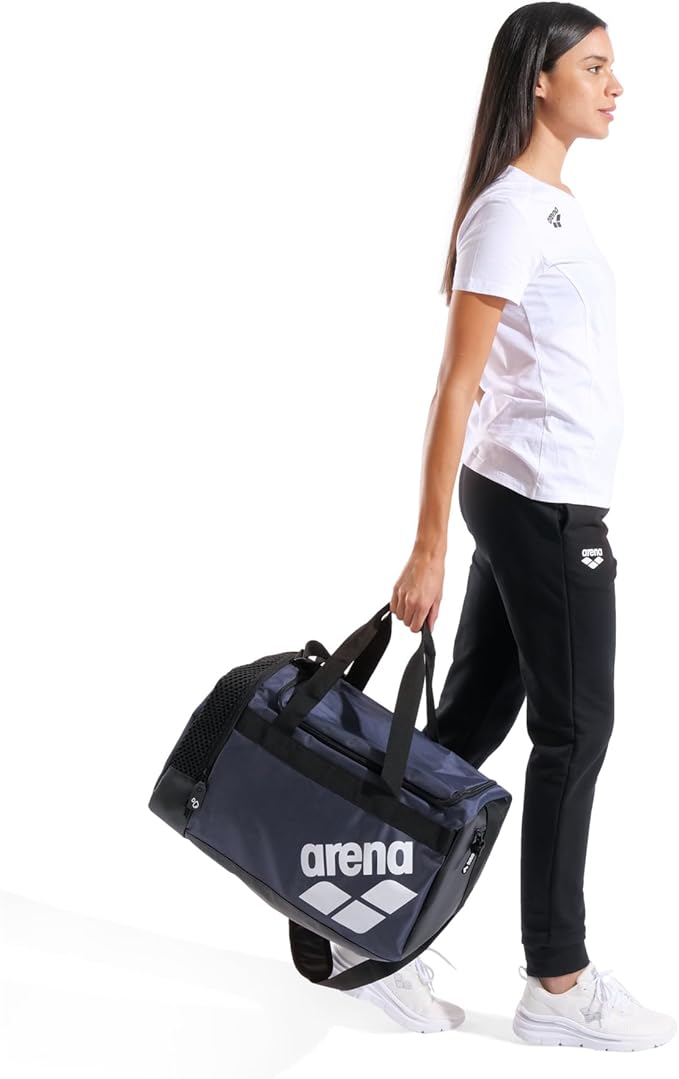 ARENA Unisex Arena All Set Duffle Bag Cabin Size Compact Team Luggage Travel Tote 40 Liters