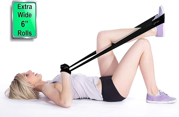 Resistance Band for Working Out | Super Exercise Bands 8,16,24 Yard Bulk Rolls |10 Strengths in Light Medium and Heavy Resistance Bands | Latex Free Workout Bands Including App and e-Book