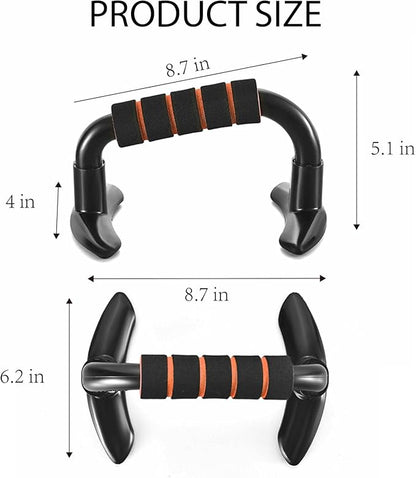 NKU Push Up Bars Strength Training，Push Up Handles for Floor Men and Women ，Push Up Bracket (1 Pair)