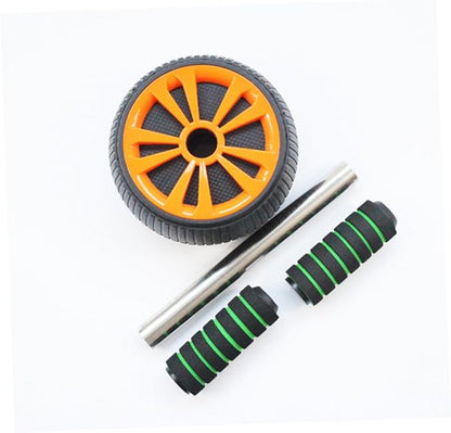 Abdominal Exercise Roller Core Ab Wheel Trainer Non-slip Silent Fitness Device for Home Workout Muscle Training
