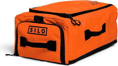 SILO Crew Drop One 26L Ultramarathon Bag - Organize Gear Efficiently for Training Racing Work, Travel - Optimized Storage: Pockets/Compartments for Easy Access Athletes Marathon Fitness Bright Orange