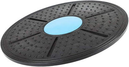 Yosoo Round Wobble Balance Board Stability Disc Yoga Ankle Knee Exercise Gym Fitness and Training Board 14 inch Diameter