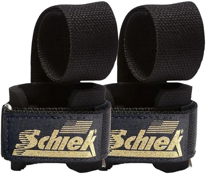 Schiek Sports 1000-PLS Deluxe Power Lifting Wrist Straps - Weight Lifting Wrist Wraps