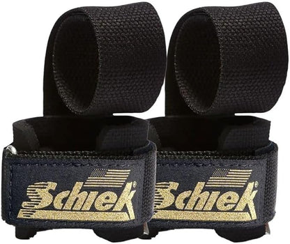 Schiek Sports 1000-PLS Deluxe Power Lifting Wrist Straps - Weight Lifting Wrist Wraps