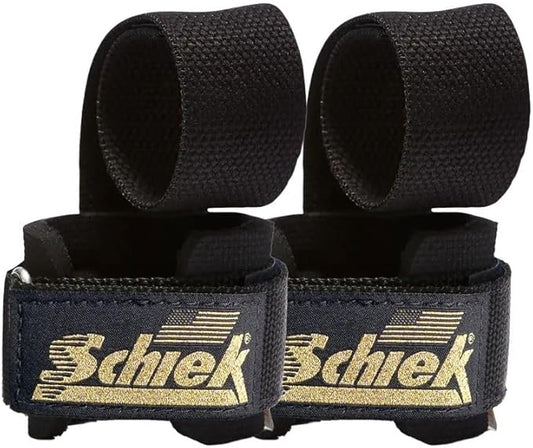 Schiek Sports 1000-PLS Deluxe Power Lifting Wrist Straps - Weight Lifting Wrist Wraps