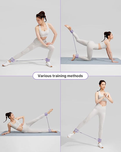 YOTTOY Ankle Resistance Bands with Cuffs, Adjustable Ankle Straps for Leg & Glute Workout, Butt Exercise Bands for Cable Machines Women, Perfect for Hip Fitness & Booty Training