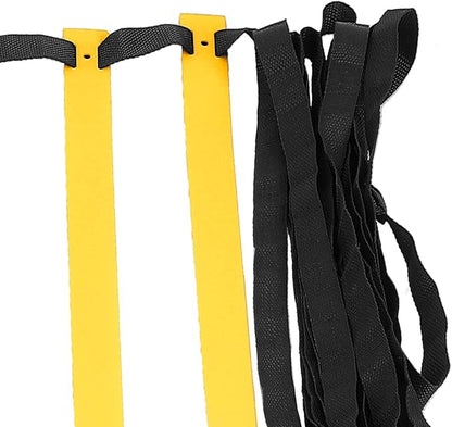 Coordination Ladder for Soccer Training | Speed & Footwork Ladder with Storage Bag | Portable Polypropylene Ladder for Exercise/Athletic Drills/Sports