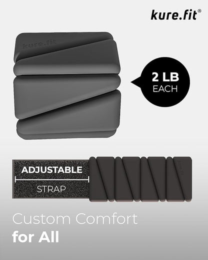 Pilates Weight | Wrist & Ankle Weights for Women | Weighted Bangles | 1LB/ 2LB Each (Set of 2)