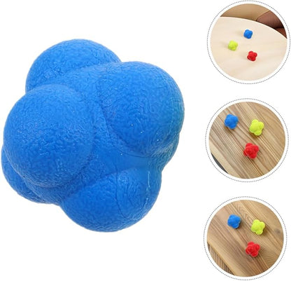 Toyvian 6pcs Reaction Speed Training Balls Enhance Hand Eye Coordination and Reflexes for Sports and Fitness and Elastic Reaction Balls for Kids and Adults