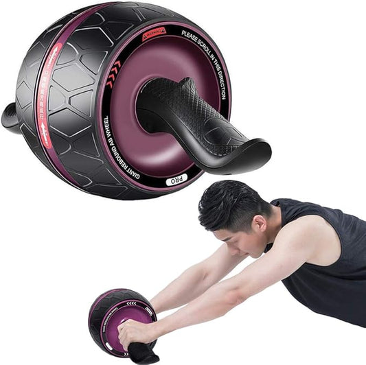 Abdominal Roller Wheel, Smart Brake Automatic Rebound Ab Roller Wheel, Mute Non-Slip Abs Carver Multiple Angles Core Workouts Ab Roller, Home Gym Equipment for Men Women Abdominal Exercise