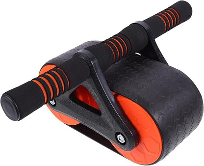 TOYANDONA Ab Roller Wheel with Triangular Support for Core Workout Stable Abdominal Wheel Exercise Equipment for Home Gym Strengthen Back Shoulders Arms Suitable for Beginners and Advanced