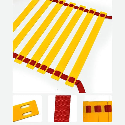 Agility Ladder Adjustable Agility Ladder, Speed Training Equipment, Fitness Jumping Ladder Footwork Sport Equipment, for Outdoor Speed Training(Size:6M)