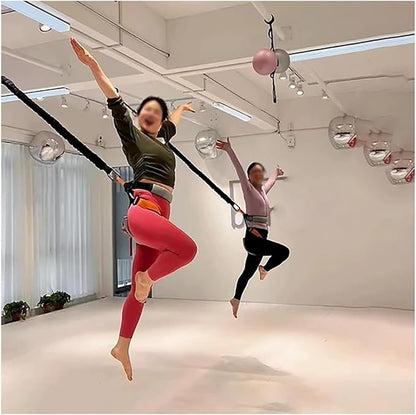 Heavy Duty Bungee Fitness Equipment Set – Bungee Resistance Band For Gym, Yoga & Air Dance，Adjustable Harness With 360° Rotational Devicee，home Suspension Training Kit