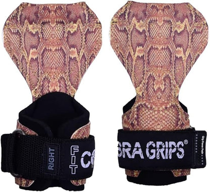 Cobra Grips PRO Weight Lifting Gloves Heavy Duty Straps Alternative with Power Lifting Hooks Padded Wrist Support for Deadlifts & Bodybuilding
