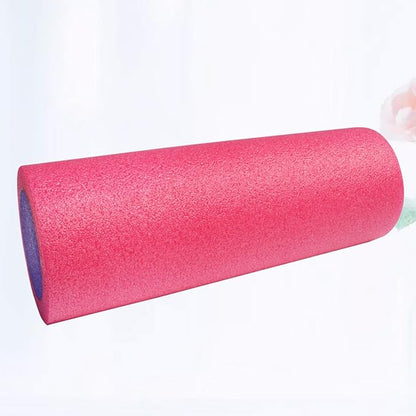 Luxshiny Yoga Roller Foam Massage Stick Epe Solid Balance Fitness Roller Pink 30x15cm for Muscle Pilates Exercise Yoga Accessories